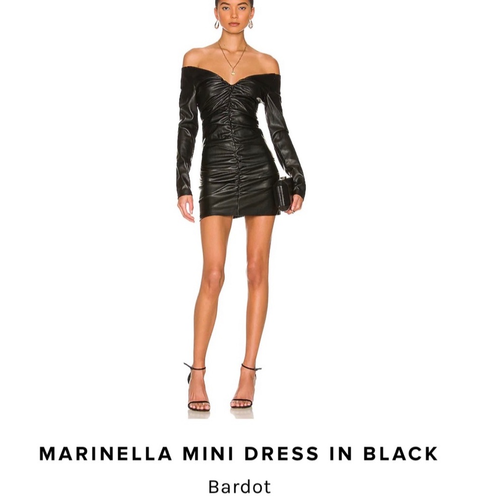 Marinella mini dress in black Brand: Bardot